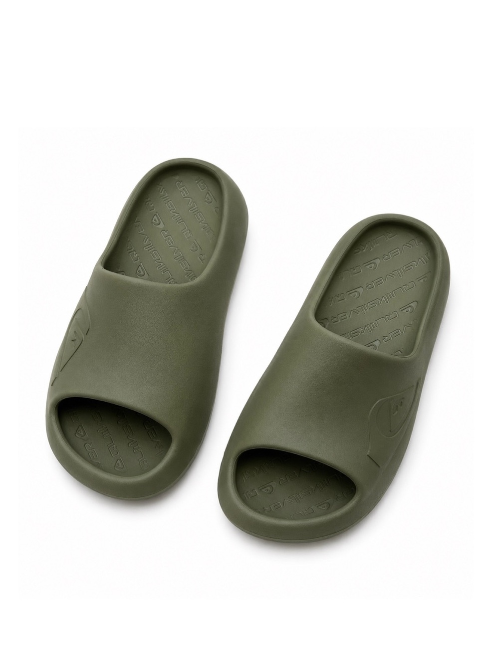 Quicksilver Kids Olive Green Slide Sandals